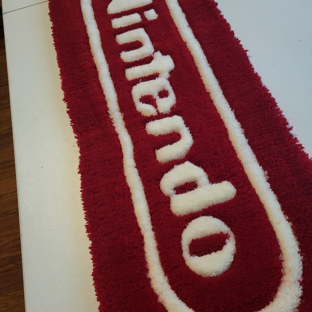 Custom Handmade Nintendo Rug - Picture 3 of 3
